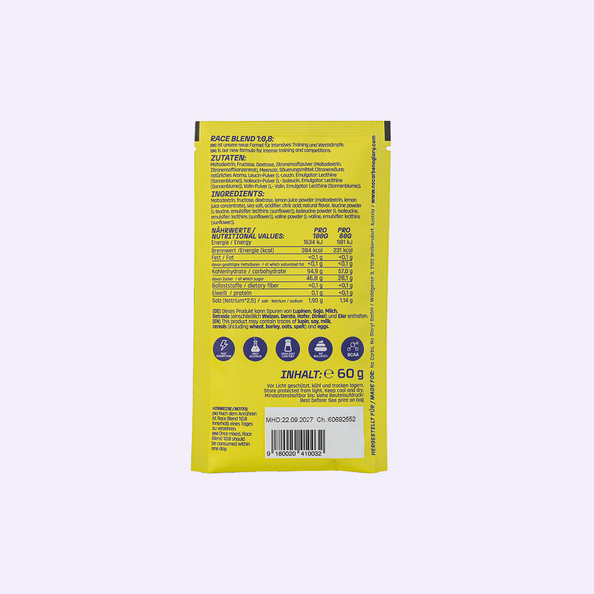 60g SACHET - CITRUS